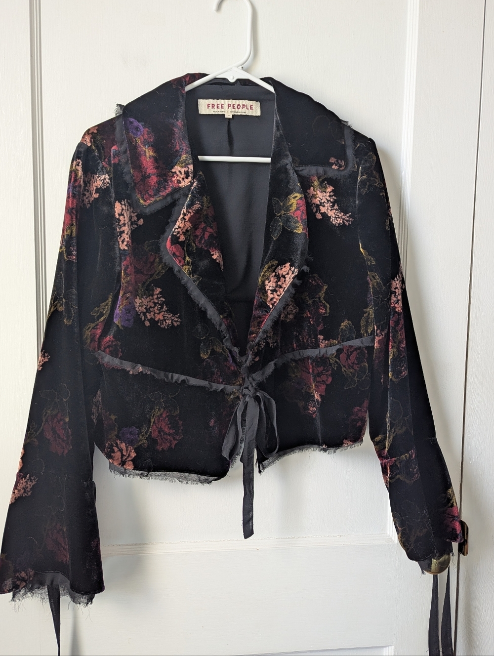 Free People Velvet Nicki Bed Jacket Size Medium
